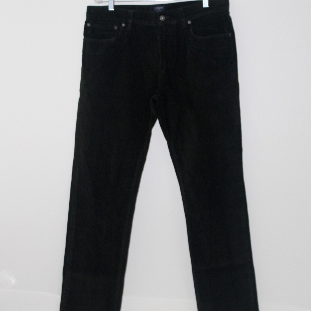 J. Crew Dark Green Men's Corduroy Jeans - 33x30